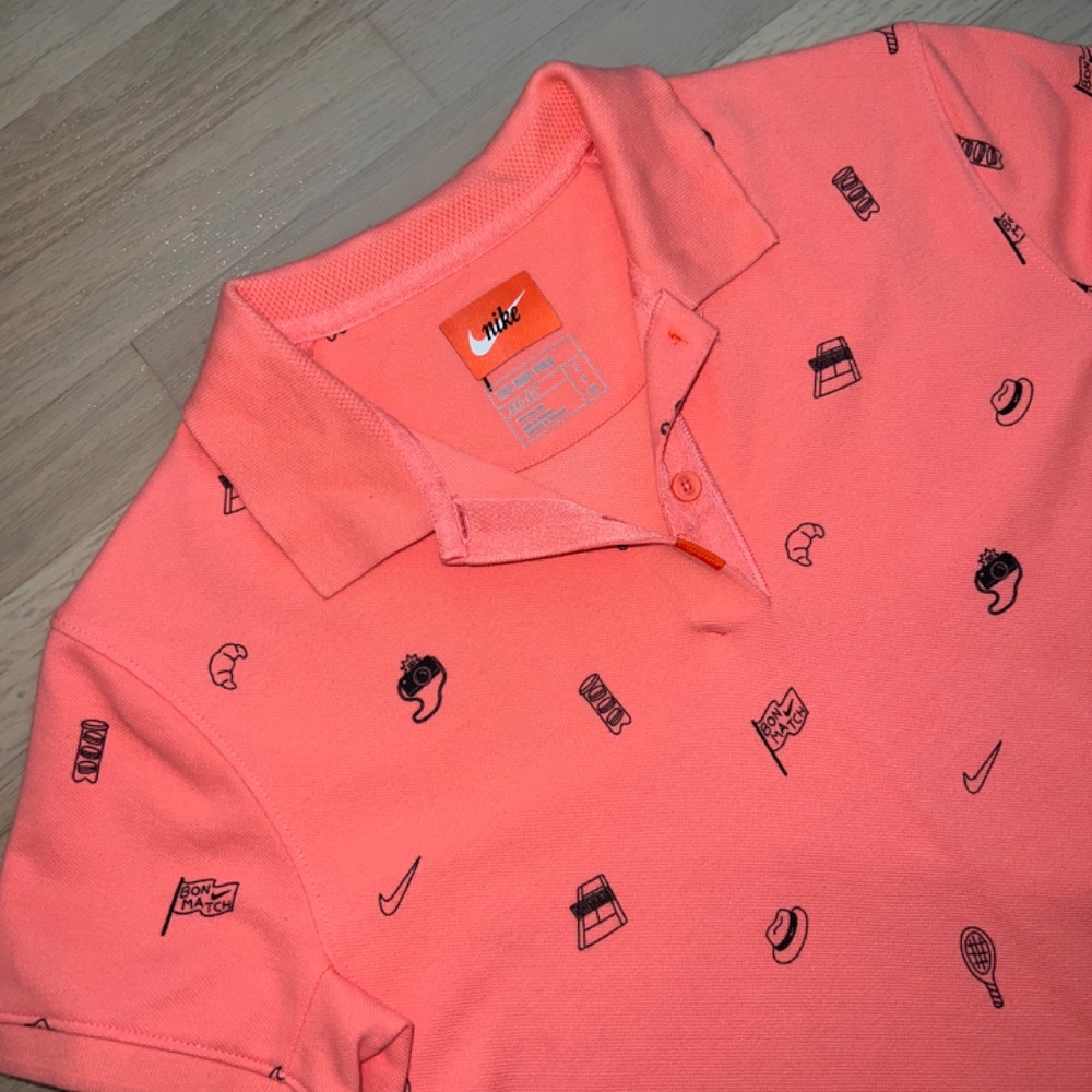 Nike Dri-Fit NWOT pink tennis women small polo dress